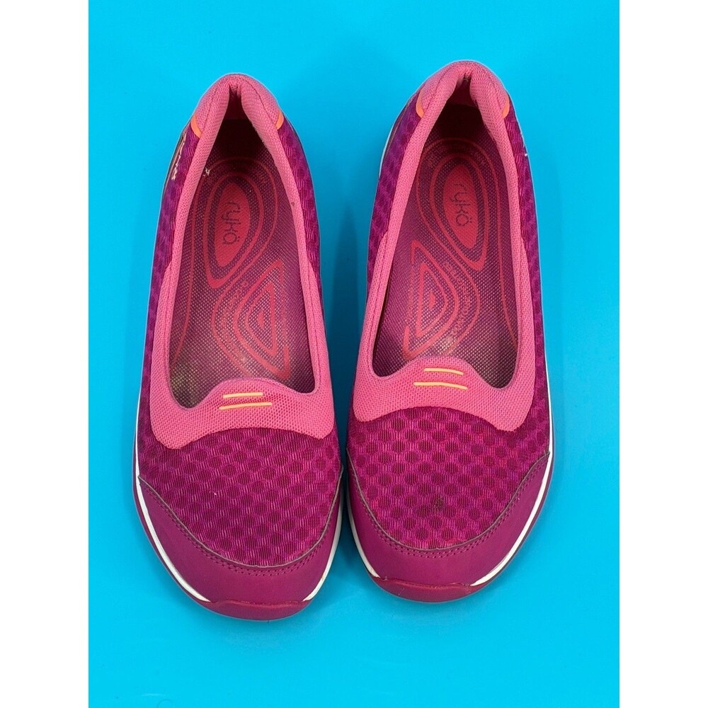 Ryka Women’s 9 M Magenta Pink Slip On Walking Shoes RE-ZORB Athletic